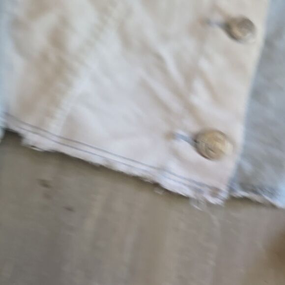 Care Bears Justice Denim Jacket Kids Girls Size Small 7/8 Blue White Jean - Picture 4 of 10